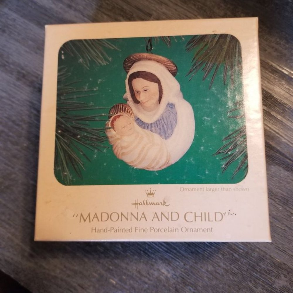 Hallmark Keepsake Ornament Madonna and Child 1983
